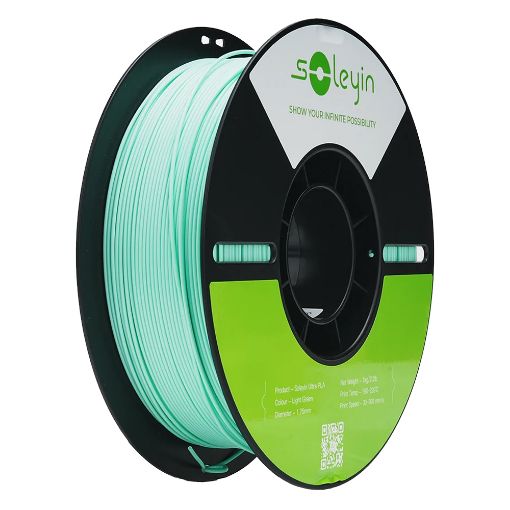 Εικόνα της Creality Soleyin Ultra PLA Filament 1.75mm Spool of 1Kg Light Green 3301010508