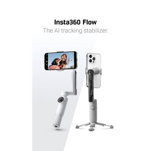 Εικόνα της Smartphone Gimbal Insta360 Flow Creator Kit Type-C/Lightning White CINSABBA/Flow02