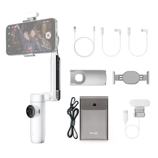 Εικόνα της Smartphone Gimbal Insta360 Flow Creator Kit Type-C/Lightning White CINSABBA/Flow02