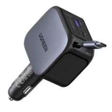 Εικόνα της Φορτιστής Αυτοκινήτου Ugreen EC604 Dual USB-C & USB-A 145W Gray με Καλώδιο USB-C 60W 55910B