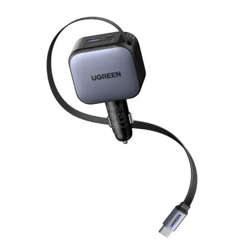 Εικόνα της Φορτιστής Αυτοκινήτου Ugreen EC603 USB-C & USB-A 90W Gray με Καλώδιο USB-C 60W 55909B