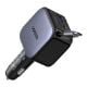 Εικόνα της Φορτιστής Αυτοκινήτου Ugreen EC603 USB-C & USB-A 90W Gray με Καλώδιο USB-C 60W 55909B