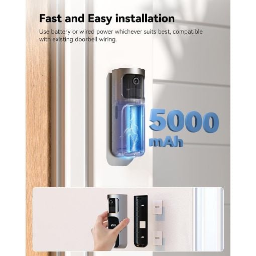 Εικόνα της Wireless Smart Doorbell Imou 2S Kit 2K with Chime