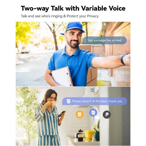 Εικόνα της Wireless Smart Doorbell Imou 2S Kit 2K with Chime