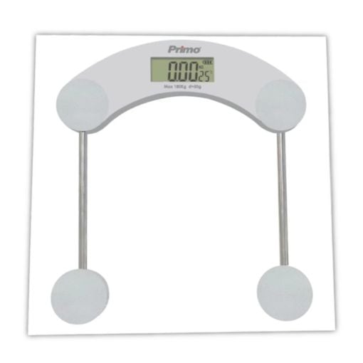 Εικόνα της Ψηφιακή Ζυγαριά Μπάνιου Primo 180Kg White PRBS-40455
