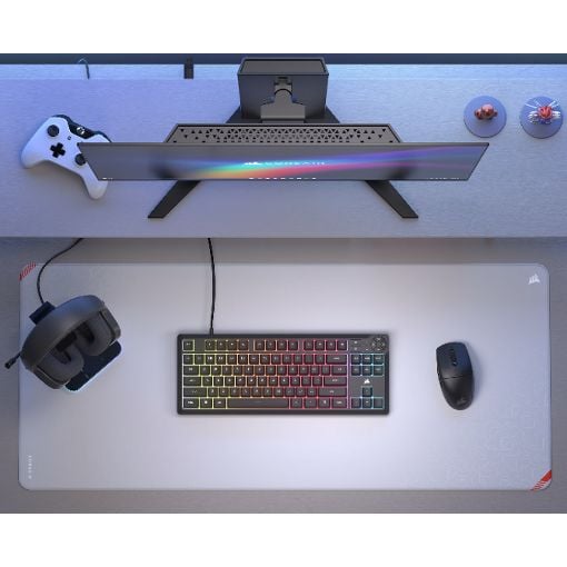 Εικόνα της Πληκτρολόγιο Corsair K55 Core TKL RGB Rubber Dome Switches Black (US) CH-9216065-NA