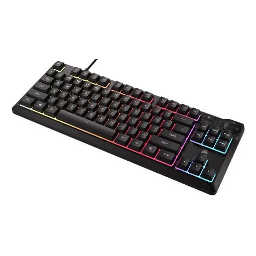 Εικόνα της Πληκτρολόγιο Corsair K55 Core TKL RGB Rubber Dome Switches Black (US) CH-9216065-NA