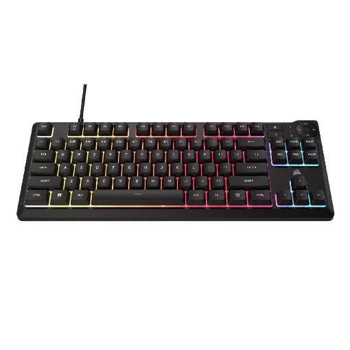 Εικόνα της Πληκτρολόγιο Corsair K55 Core TKL RGB Rubber Dome Switches Black (US) CH-9216065-NA
