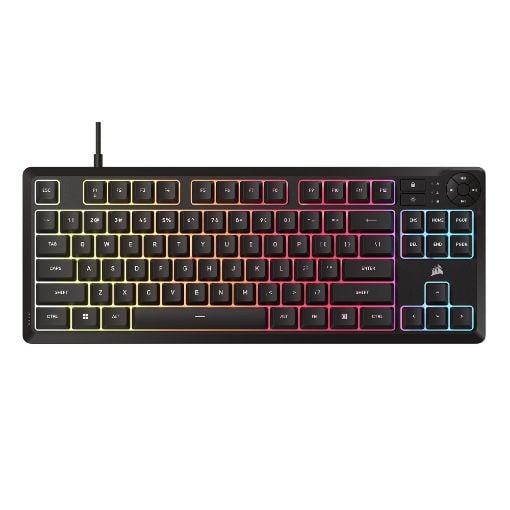 Εικόνα της Πληκτρολόγιο Corsair K55 Core TKL RGB Rubber Dome Switches Black (US) CH-9216065-NA