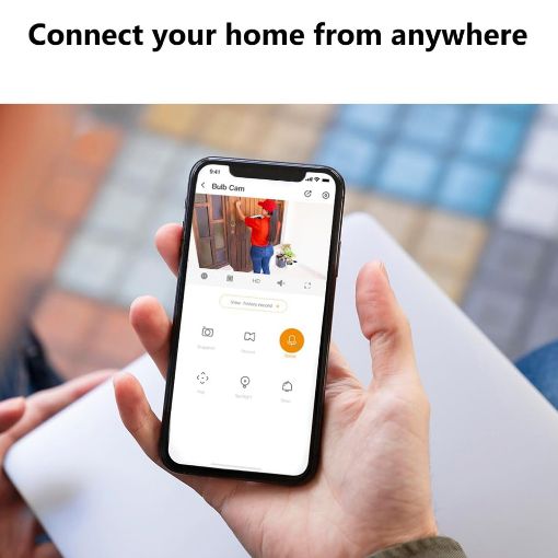 Εικόνα της Indoor Wirelless IP Camera Imou E27 Bulb 3MP Pan/Tilt