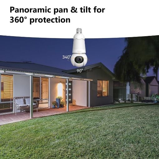 Εικόνα της Indoor Wirelless IP Camera Imou E27 Bulb 3MP Pan/Tilt