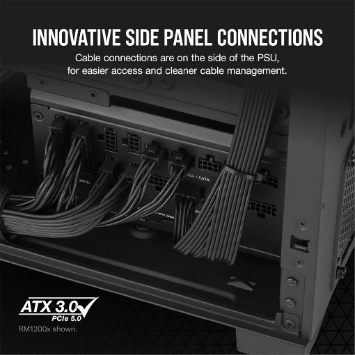 Εικόνα της Τροφοδοτικό Corsair RM1000x Shift 1000W Cybenetics Gold Full Modular CP-9020300-EU