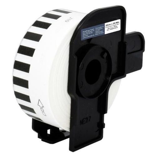 Εικόνα της MediaRange Ετικέτες για Brother DK-22210 30.48m x 29mm Μαύρα Γράμματα σε Λευκό Φόντο MRBDK22210