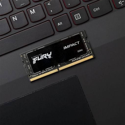 Εικόνα της Ram Kingston Fury Impact 16GB DDR4-3200MHz CL20 Black KF432S20IB/16
