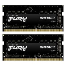 Εικόνα της Ram Kingston Fury Impact 32GB (2 x 16GB) DDR4-3200MHz CL20 Black KF432S20IBK2/32