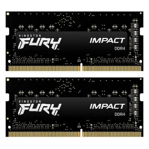 Εικόνα της Ram Kingston Fury Impact 32GB (2 x 16GB) DDR4-3200MHz CL20 Black KF432S20IBK2/32