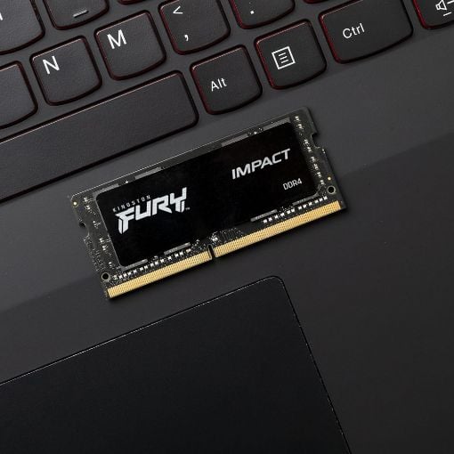 Εικόνα της Ram Kingston Fury Impact 64GB (2 x 32GB) DDR4-3200MHz CL20 Black KF432S20IBK2/64