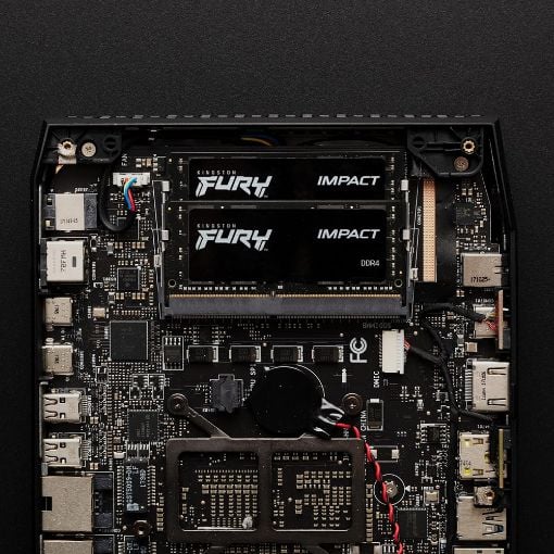 Εικόνα της Ram Kingston Fury Impact 64GB (2 x 32GB) DDR4-3200MHz CL20 Black KF432S20IBK2/64