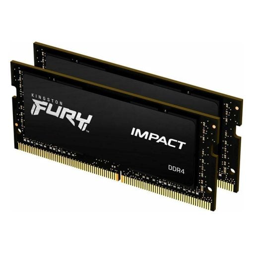 Εικόνα της Ram Kingston Fury Impact 64GB (2 x 32GB) DDR4-3200MHz CL20 Black KF432S20IBK2/64