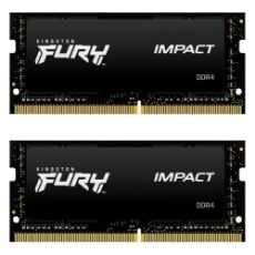 Εικόνα της Ram Kingston Fury Impact 64GB (2 x 32GB) DDR4-3200MHz CL20 Black KF432S20IBK2/64