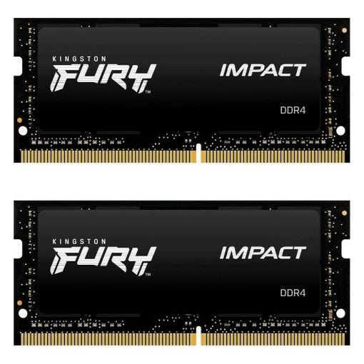 Εικόνα της Ram Kingston Fury Impact 64GB (2 x 32GB) DDR4-3200MHz CL20 Black KF432S20IBK2/64