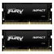 Εικόνα της Ram Kingston Fury Impact 64GB (2 x 32GB) DDR4-3200MHz CL20 Black KF432S20IBK2/64