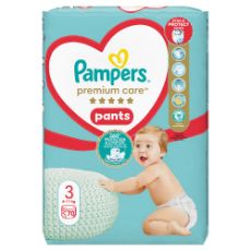 Εικόνα της Πάνες Βρακάκι Pampers Premium Care Pants No.3 (6-11Kg) Jumbo+ Pack 70τμχ