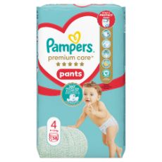Εικόνα της Πάνες Βρακάκι Pampers Premium Care Pants No.4 (9-15Kg) Jumbo+ Pack 58τμχ