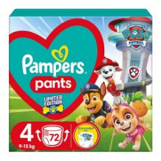Εικόνα της Πάνες Βρακάκι Pampers Paw Patrol No. 4 (9-15kg) 72τμχ