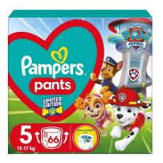 Εικόνα της Πάνες Βρακάκι Pampers Paw Patrol No. 5 (11-17kg) 66τμχ
