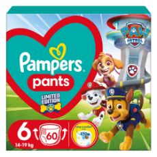 Εικόνα της Πάνες Βρακάκι Pampers Paw Patrol No. 6 (13-19kg) 60τμχ