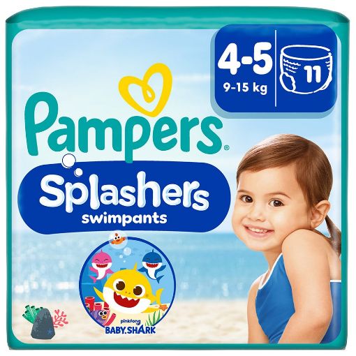 Εικόνα της Πάνες Μαγιό Pampers Splashers No.4 (9kg-15kg) Carry Pack 11τμχ