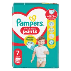 Εικόνα της Πάνες Βρακάκι Pampers Pants No.7 (15+kg) Jumbo Pack 38τμχ