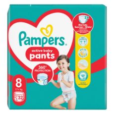Εικόνα της Πάνες Βρακάκι Pampers Pants No.8 (17+kg) Jumbo Pack 32τμχ