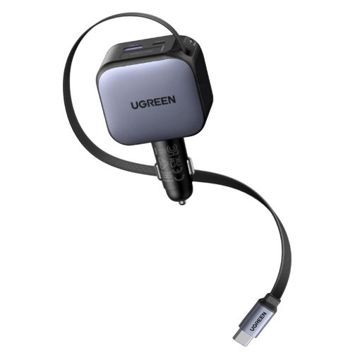Εικόνα της Φορτιστής Αυτοκινήτου Ugreen EC602 USB-C & USB-A 60W Gray με Καλώδιο USB-C 30W 55212B