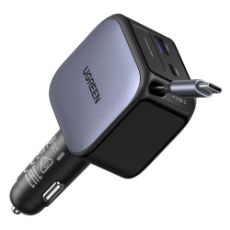 Εικόνα της Φορτιστής Αυτοκινήτου Ugreen EC602 USB-C & USB-A 60W Gray με Καλώδιο USB-C 30W 55212B