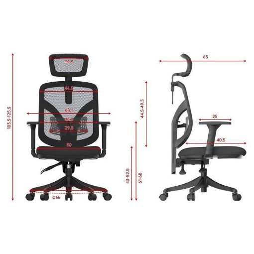 Εικόνα της Καρέκλα Γραφείου Sihoo Ergonomic M56 Black M56-N302