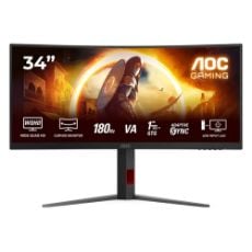Εικόνα της Οθόνη AOC CU34G4 34" Curved Fast VA WQHD 180Hz HDR