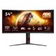 Εικόνα της Οθόνη AOC CU34G4 34" Curved Fast VA WQHD 180Hz HDR