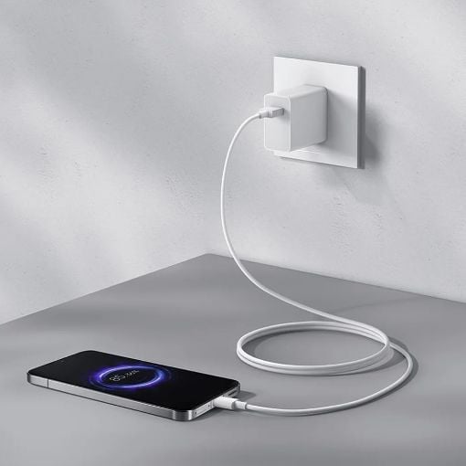 Εικόνα της Καλώδιο Xiaomi USB-A to USB-C 1m 3A / 60W White BHR087GGL