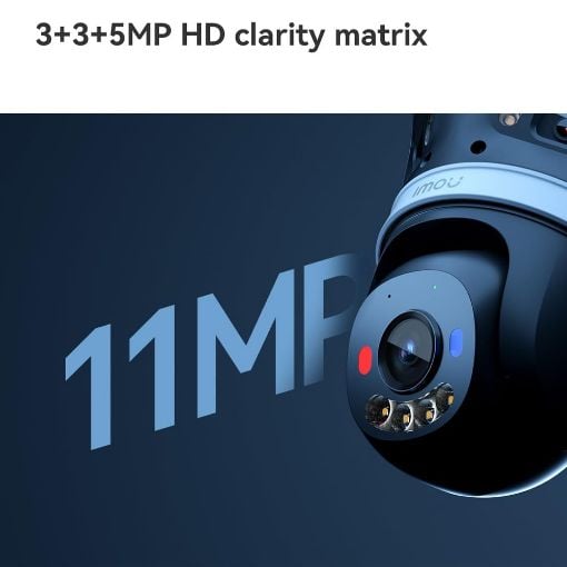 Εικόνα της Outdoor Wirelless IP Camera Imou Cruiser Triple 11MP Pan/Tilt