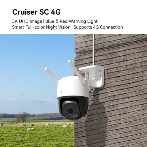 Εικόνα της Outdoor Wirelless IP Camera Imou Cruiser SC 4G 5MP Pan/Tilt