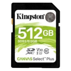 Εικόνα της Κάρτα Μνήμης SDXC Kingston Canvas Select Plus 512GB Class 10 U3 V30 UHS-I SDS3/512GB