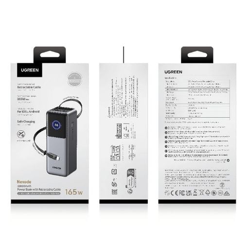 Εικόνα της Power Bank Ugreen PB726 20000mAh 165W Gray 55987B