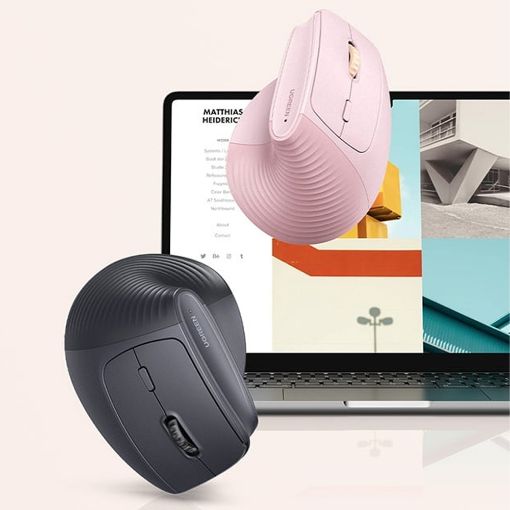 Εικόνα της Ποντίκι Ugreen M571 Vertical Wireless Pink 65666