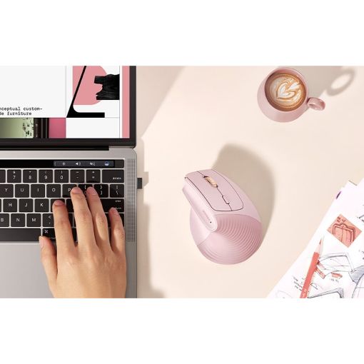 Εικόνα της Ποντίκι Ugreen M571 Vertical Wireless Pink 65666