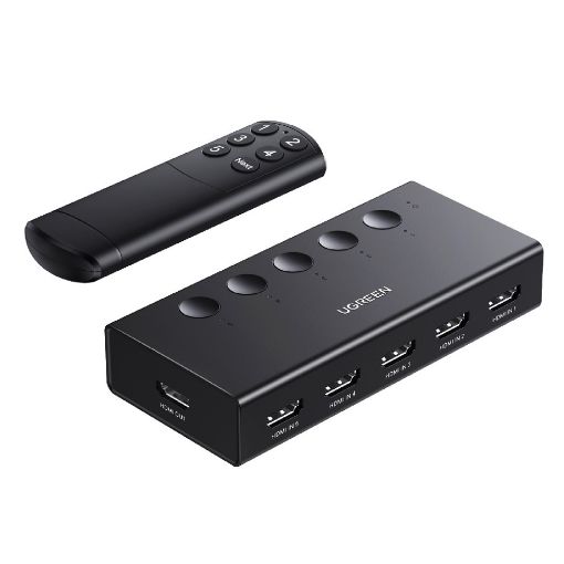 Εικόνα της Switch Ugreen CM568 HDMI 5-Port 4K/60Hz 90512