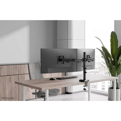 Εικόνα της Monitor Arm Desk Mount Neomounts 10-32" Dual Full Motion Black DS60-600BL2
