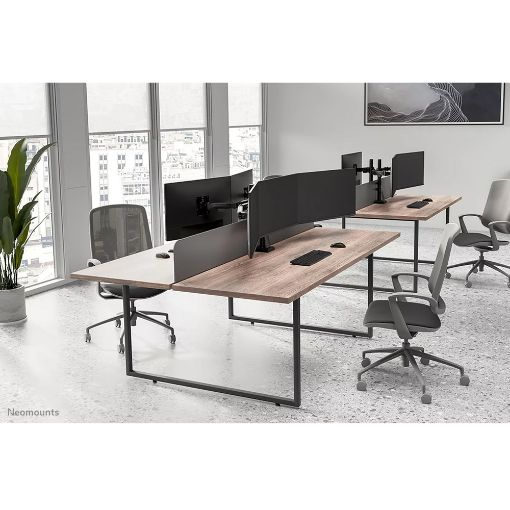 Εικόνα της Monitor Arm Desk Mount Neomounts 10-27" Triple Full Motion Black DS60-600BL3