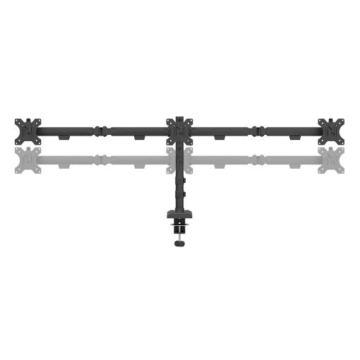 Εικόνα της Monitor Arm Desk Mount Neomounts 10-27" Triple Full Motion Black DS60-600BL3